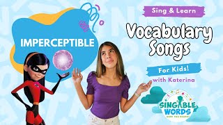 Imperceptible Song  4th Grade  Fun Learning for Kids  Singable Word [upl. by Beffrey]