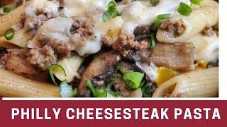 How to Make Philly Cheesesteak Pasta 30 min Meal [upl. by Daveen396]