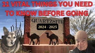 11 Things To Know Before You go to QUARTZSITE [upl. by Kcirddahc]