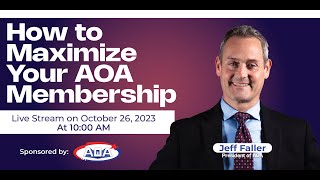 How to Maximize Your AOA Membership [upl. by Scott]