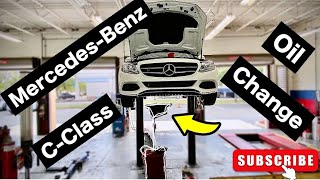 how to change Mercedes engine oil and oil filter Mercedes Benz cabin air filter replacement [upl. by Shornick]