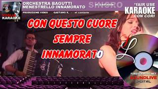 Orchestra Bagutti  Menestrello Innamorato  Karaoke SL [upl. by Yee]