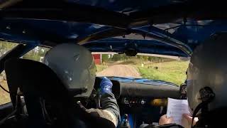 Rally Vetlanda 2024 SS1 Erik Braf [upl. by Gautious176]