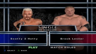 HCTP Scotty 2 Hotty vs Brock Lesnar SMACKDOWN DIFFICULT WWE FULL MATCH ulimateedition wwe hctp [upl. by Eivlys]