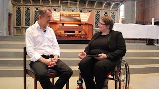 Olivier Latry on the new Goll Organ at St Laurenzen St Gallen [upl. by Etnoed]