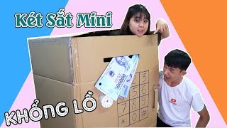 LÀM KÉT SẮT KHỔNG LỒ BẰNG THÙNG GIẤY Giant Paper ATM Machine Toys For Kids [upl. by Zzaj126]