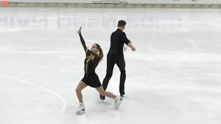 Anastasia Mishina and Aleksandr Galliamov Bavarian Open 2020 SP [upl. by Bysshe960]