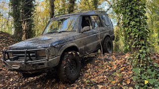 Discovery 2 4L V8  Brotherton Woods Trials Oct 24  Yorkshire Off Road Club [upl. by Atiniuq]