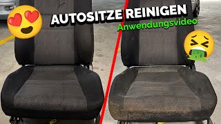 Autositze reinigen mit WaschsaugerNasssauger  Polsterreinigung im Auto  Mammch [upl. by Canning579]