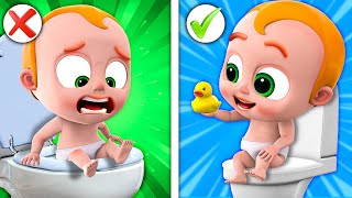 Baby Potty Training Song 🧻💩  Helpful Habits for Baby 🥇  NEW✨ Nursery Rhymes for Kids [upl. by Anawyt]