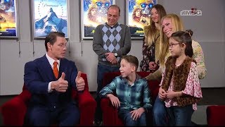 John Cena Surprises Young Fan With Cerebral Palsy  Garden of Dreams [upl. by Oemac923]