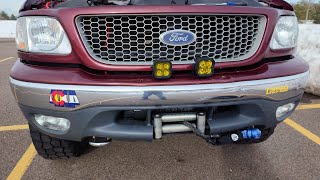 HOW To Install A WINCH On A TENTH GENERATION 19972004 FORD F150 [upl. by Trebloc]