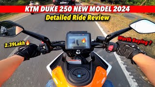 2024 KTM Duke 250 Detailed Ride Review  Worth Buying bike or not [upl. by Norraj]