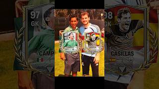 Jorge Campos🇲🇽 VS Iker Casillas🇪🇸 ☠️🔥fcmobile fifamobile easports [upl. by Ynoyrb]