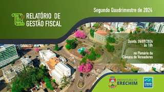 Audiência Pública de apresentação do Relatório de Gestão Fiscal [upl. by Ima]