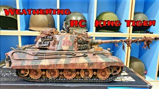 Weathering The RC 116 King Tiger 3 Stages [upl. by Asenad]