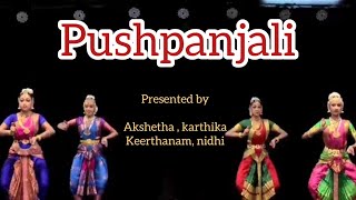 Pushpanjali  Bharathanatyam  Aswathihari kalakshetra [upl. by Skolnik]