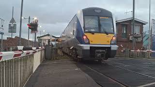 MPVno double stay antrim station level crossing co antrim 151124 [upl. by Hermia]