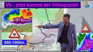 UNWETTER  HOCHWASSER Vb  jetzt kommt der Höhepunkt Starkregen Sturm amp Schnee Ab Montag ruhiger [upl. by Fitzhugh]