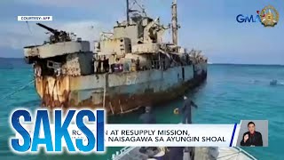 AFP  Rotation at resupply mission tagumpay na naisagawa sa Ayungin Shoal  Saksi [upl. by Aihcats]