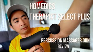 Homedics Therapist Select Plus Percussion Massager Gun Review Audio Fixed [upl. by Wickman]