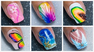 New Nail Art Designs 2024  Best Summer Nail Art Compilation [upl. by Ymme421]