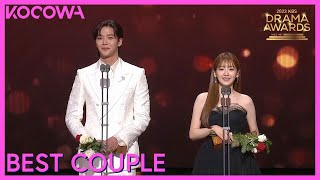 Best Couple Award Winners Rowoon amp Cho Yi Hyun  2023 KBS Drama Awards  KOCOWA [upl. by Barbra]