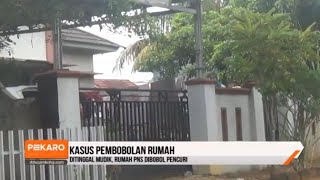 Ditinggal Mudik Rumah PNS Dibobol Pencuri [upl. by Buddie]