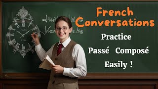 learnfrench French Conversations Practice Passé Composé Easily [upl. by Mead852]