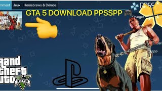 COMMENT TÉLÉCHARGER GTA 5 PPSSPP [upl. by Elram]