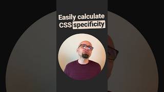 How To Easily Calculate CSS Specificity css specificity [upl. by Ayisan]