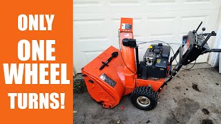 Ariens Snowblower Has No Traction On Left Wheel  Lets Fix It donyboy73 ariens snowblower [upl. by Ydnes]