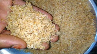 How to make Bread crumbs  Bread crumbs making  nunnavlogs [upl. by Nagah]