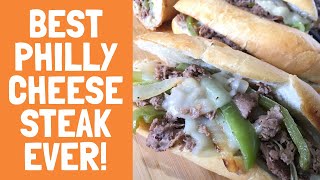 BEST PHILLY CHEESESTEAK EVER ft STEAKUMM SLICED STEAKS [upl. by Ariella788]