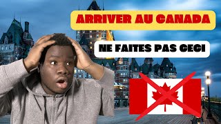 Nouveau Arrivants  Ce Qu’il Ne Faut Pas Faire au Canada [upl. by Ahsiyt538]