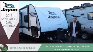 2019 Jayco Jayfeather 24RL Vin 0165  Layzee Acres RV Sales [upl. by Anertac224]