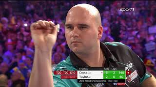 Furioser Rob Cross zerstört Phil Taylors WMTraum  SPORT1 DARTS [upl. by Yerffoj242]