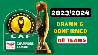 CAF CHAMPIONS LEAGUE 20232024 GROUP STAGES DRAWN amp CONFIRMED [upl. by Debarath510]