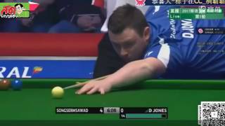 Akani Songsermsawad vs Duane Jones Snooker ShootOut2017 [upl. by Kaitlyn]