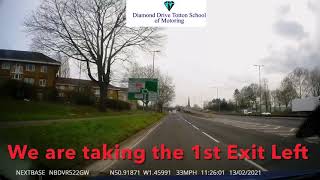 Maybush Driving Test Routes Tricky Bits Millbrook Roundabout Part 1 [upl. by Nidnarb]