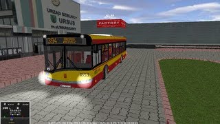 VirtualBus Warszawa linia 394 Solaris Urbino 12 Mobilis Mościska A001 [upl. by Nirad914]