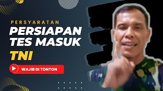 Persyaratan Persiapan Tes Masuk TNI tni puspentni daftartni tniad tnial tniau shorts [upl. by Ade]