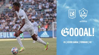 GOAL Kevin Cabral scores his fourth of the season to tie the match vs LAFC [upl. by Huggins]