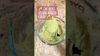 🥑 The BEST Vegan Ranch EVER 🥑 short [upl. by Delila]