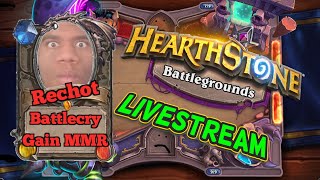 Hearthstone Battlegrounds Livestream   HIGH ELO TOP 100 NA [upl. by Igig166]