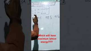 lattice energy  chemistry neet shortvideo latticeenergy [upl. by Tammy694]