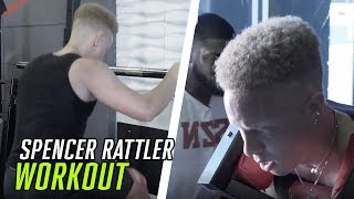 Spencer Rattler’s FULL PRO WORKOUT Oklahoma QB Getting BIG For College 😤 [upl. by Yv]