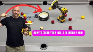 The best way to clean YOUR BALLS The WHIZZA foryou fypシ 8ballpool billiards [upl. by Adnarram]