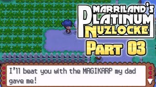 Pokémon Platinum Nuzlocke Part 03 Fish Slapped [upl. by Azila]