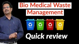 Biomedical waste management  Different color containers used and Disposal methods  Explained [upl. by Yrokcaz]